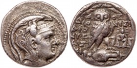 Attica, Athens. Silver Tetradrachm (16.44 g), ca. 168/5-42 BC. VF