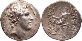 Seleukid Kingdom. Antiochos IV Epiphanes. Silver Tetradrachm (16.14 g), 175-164 BC. VF