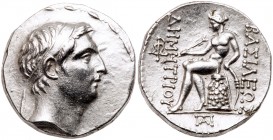 Seleukid Kingdom. Demetrios I Soter. Silver Tetradrachm (16.86 g), 162-150 BC. EF