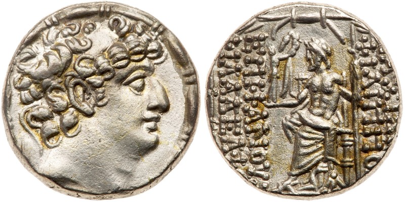 Seleukid Kingdom. Philip I Philadelphos. Silver Tetradrachm (15.72 g), 95/4-76/5...