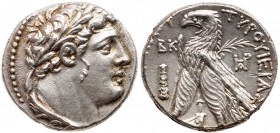 Phoenicia, Tyre. Silver Shekel (14.19 g), ca. 126/5 BC-AD 65/6. EF