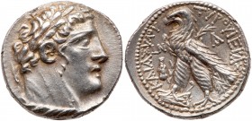 Phoenicia, Tyre. Silver Shekel (14.38 g), ca. 126/5 BC-AD 65/6. EF