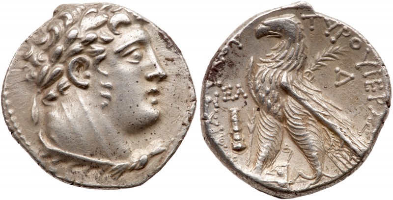 Phoenicia, Tyre. Silver Shekel (14.28 g), ca. 126/5 BC-AD 65/6. CY 35 (92/1 BC)....