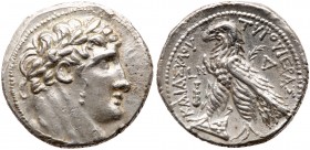 Phoenicia, Tyre. Silver 1/2 Shekel (6.85 g), ca. 126/5 BC-AD 65/6. EF