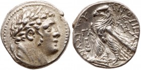 Phoenicia, Tyre. Silver 1/2 Shekel (7.05 g), ca. 126/5 BC-AD 65/6. EF