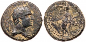 Judaea, Herodian Kingdom. Agrippa I. ﾒ (8.19 g), 37-44 CE. VF