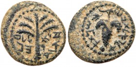 Judaea, Bar Kokhba Revolt. ﾒ Small Bronze (4.53 g), 132-135 CE. EF