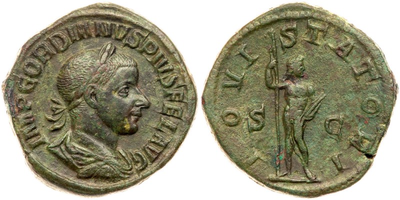 Gordian III. &AElig; Sestertius (19.98 g), AD 238-244. Rome, AD 241-243. IMP GOR...