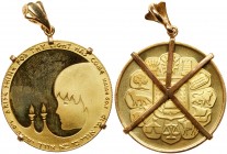 Israel. Bat Mitzvah Gold State Medal, 1978. BU