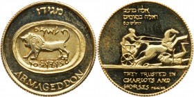 Israel. 1990 Megiddo-Armageddon Gold Medal