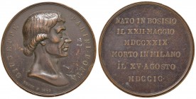 Giuseppe Parini - Medaglia 1825 - 49,50 grammi. Colpetti al bordo. Opus Mesti.
qSPL