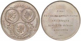 Pinelli, Visconti e Metastasio - Medaglia 1840 - 60,42 grammi. Opus Girometti. Metallo argentato. Minimi colpetti al bordo.
SPL+