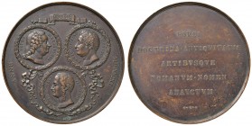 Pinelli, Visconti e Metastasio - Medaglia 1840 - 56,20 grammi. Opus Girometti. Minimi colpetti al bordo.
SPL