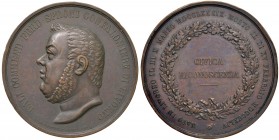 Ferdinando Sproni Confaloniere - Livorno - Medaglia 1844 - 88,00 grammi. Opus Fabris. Colpetti al bordo.
qSPL