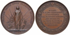 Milano - Medaglia a ricordo del plebiscito romano 1870 - 92,70 grammi. Opus Induno. Colpetti al bordo.
SPL+