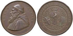 Guido Monaco - Arezzo - Medaglia 1882 -61,86 grammi. Opus Gori. Colpetti al bordo. 
qSPL