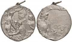 Regno d'Italia - Medaglia corazzata Brin 1898 - 25,32 grammi. In metallo bianco. Opus Bruno.
SPL+