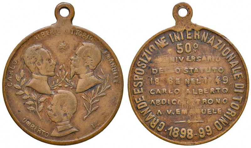 Esposizione di Torino - Medaglia 1898/1899 - 5,23 grammi.
qBB