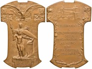 Roma - Placchetta 1911 tiro a segno nazionale - 99,57 grammi. Opus Nelli.
qFDC