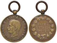 Vittorio Emanuele III - Medaglietta per l'unit&agrave; d'Italia 1848-1918 - 1,60 grammi.
qSPL