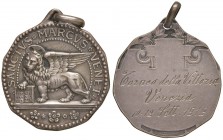 Venezia - Medaglia Leone di San Marco 1919 - 10,00 grammi. Opus Santi. In argento.
SPL+