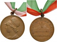 Regno d'Italia - Medaglia istruzione premilitare 1920 - 4,63 grammi.
SPL+