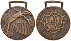 Regno d'Italia - Medaglia commemorativa pellegrinaggio Carsico 1923 - 20,38 grammi. Opus Santagata.
SPL