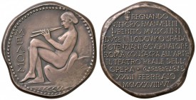 Regno d'Italia - Medaglia commemorativa per il teatro dell'opera 1928 - 99,83 grammi. Argento.
SPL-FDC