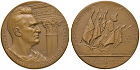Rodolfo Graziani - Medaglia commemorativa 1931 - 120,00 grammi. Opus MAV. Con documenti storici allegati.
qFDC