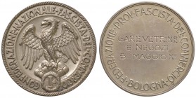 Bologna - Medaglia confederazione nazionale commercianti 1932 - 25,45 grammi. Opus D.M. Argento.
SPL+