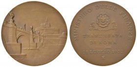 Regno d'Italia - Medaglia commemorativa per la traversata di Roma 1932 - 26,00 grammi. Opus Motti.
SPL+