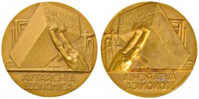 Regno d'Italia - Medaglia uniface Sanzioni 1935 - 4,71 grammi. Bronzo dorato.
SPL+