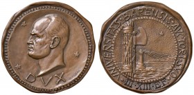 Benito Mussolini - Medaglia commemorativa università di Bari 1935 - 33,27 grammi. Opus Civera.
FDC