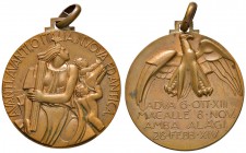 Regno d'Italia - Medaglia commemorativa Italia nuova e antica 1936 - 21,48 grammi. Opus Morbiducci. Graffietti.
SPL+