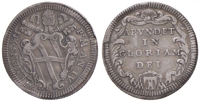 Roma - Clemente XII (1730-1740) - Giulio An. IV - Munt. 100 NC 
BB