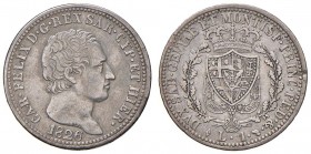 Torino - Carlo Felice (1821-1831) - Lira 1826 - Gig. 75 C 
BB+