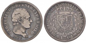Genova - Carlo Felice (1821-1831) - Lira 1828 - Gig. 78 C 
qBB