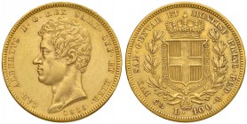 Genova - Carlo Alberto (1831-1849) - 100 Lire 1835 - Gig. 6 NC Minimi colpetti e graffietti.
BB-SPL