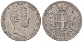 Genova - Carlo Alberto (1831-1849) - 5 Lire 1832 - Gig. 55 C Colpetti.
QBB-BB