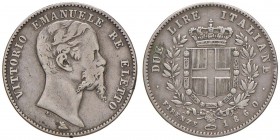Firenze - Vittorio Emanuele II (1849-1861) - 2 Lire 1860 - Gig. 7 R Colpetti.
QBB-BB
