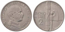 Vittorio Emanuele III (1900-1943) - 2 Lire 1923 - Gig. 105 C 
SPL+