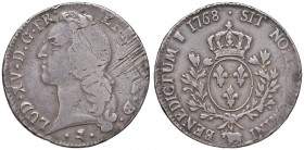 Francia - Luigi XV (1715-1774) - Ecu 1768 - Sobin 1305 C Pau.
QBB-BB