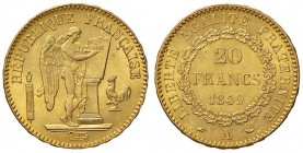 Francia - 2&deg; Repubblica (1848-1852) - 20 Franchi 1849 A - Gad. 1032 C Parigi.
SPL-FDC