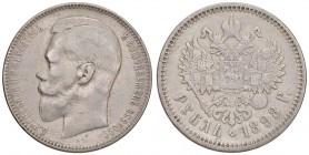 Russia - Nicola II (1894-1917) - Rublo 1898 - Bit. 43 C 
qBB