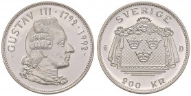 Svezia - Gustav III - 200 Corone 1992 - C 
FDC