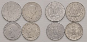 Lotto multiplo - 4 monete di Vittorio Emanuele III Re d'Italia - Come da foto.
n.a.