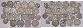 Lotto multiplo - 22 monete di area italiana in argento - Come da foto.
n.a.