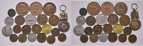 Lotto multiplo - 22 monete e medaglia - Come da foto.
n.a.