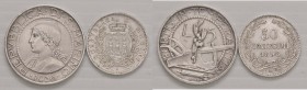 Lotto multiplo - 2 monete in argento San Marino - Come da foto.
n.a.