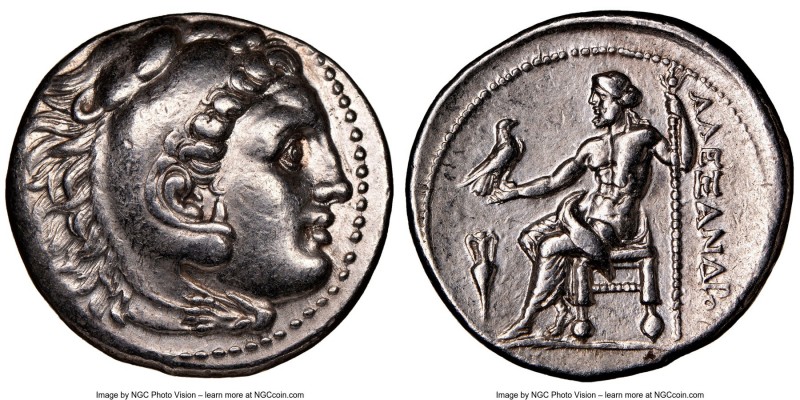 MACEDONIAN KINGDOM. Alexander III the Great (336-323 BC). AR tetradrachm (27mm, ...